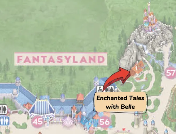 enchanted tales with belle location