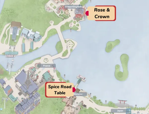 locations for epcot fireworks dining packages