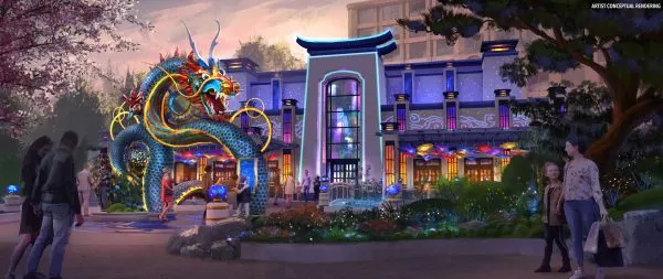 Blue Dragon restaurant at Epic Universe