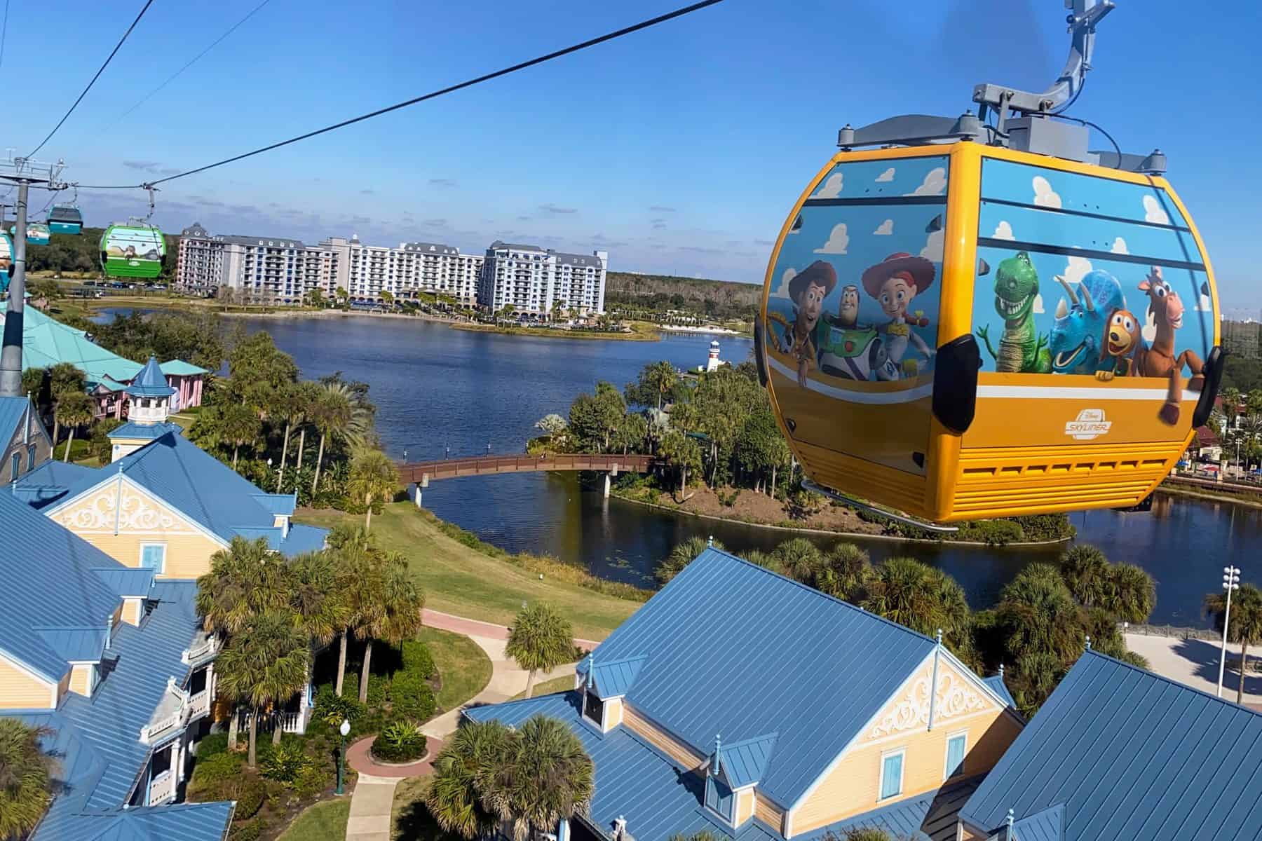 View of the Skyliner