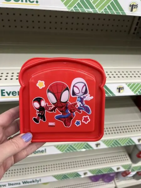 Spiderman sandwich container