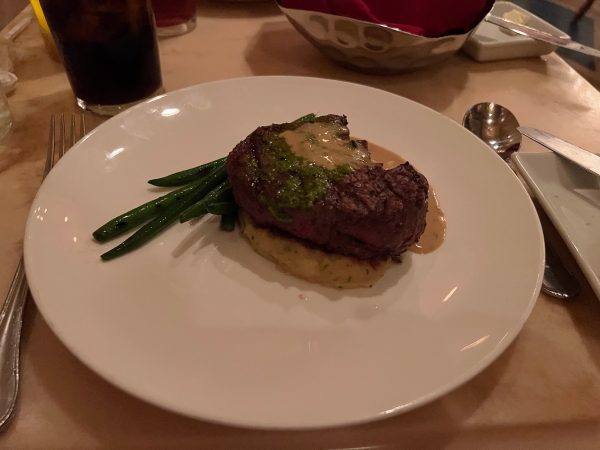filet mignon at be our guest