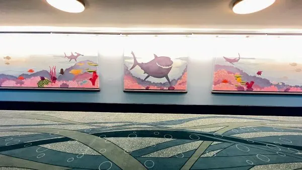 hallway in finding nemo suite building at art of animation