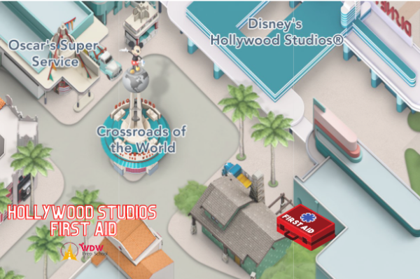 hollywood studios first aid station