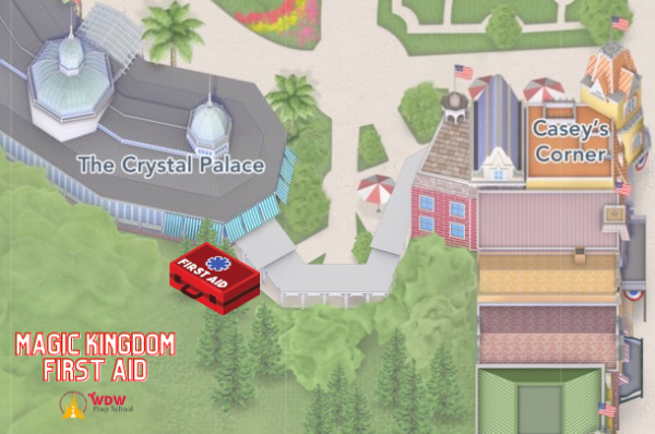 magic kingdom first aid station
