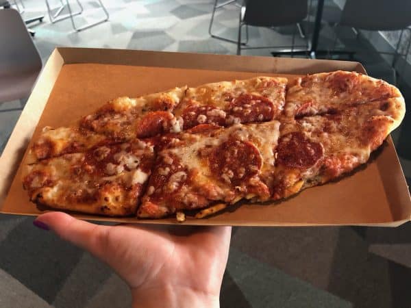 pepperoni flatbread at epcot food and wine 2021