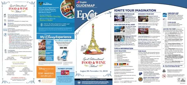 Food and Wine Festival Map 2018