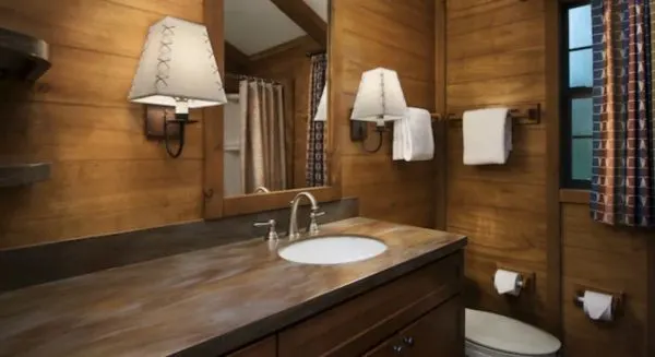 Bathrooms at Disney's Fort Wilderness Cabins