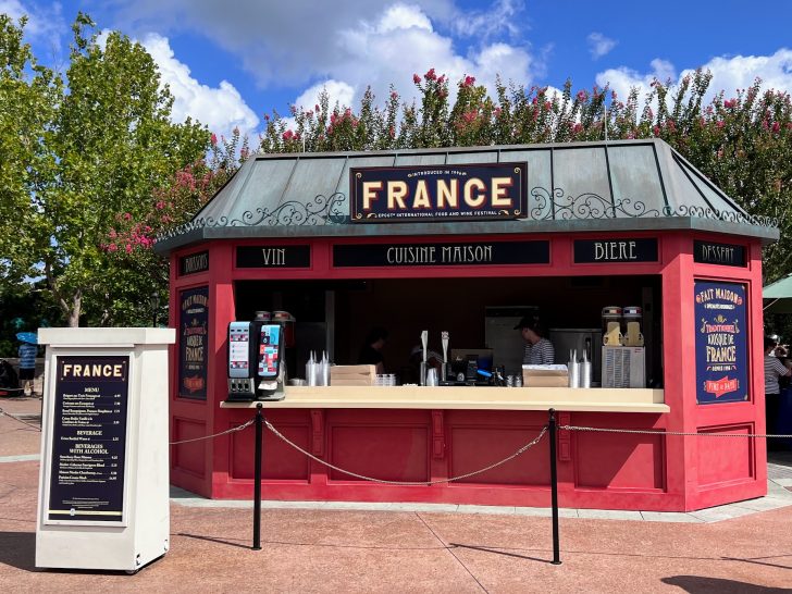 france booth - epcot food and wine 2023