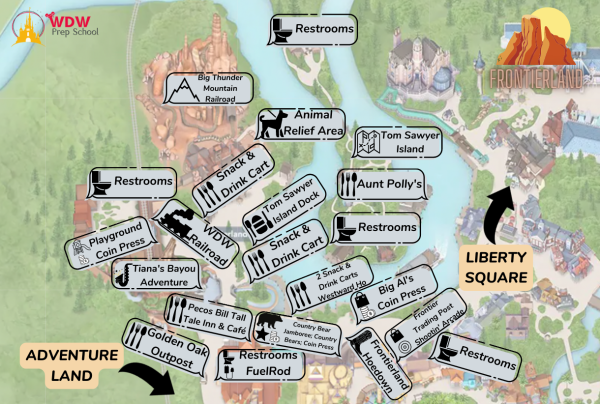 map of frontierland and tom sawyer island
