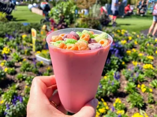 froot loops shake - sunshine griddle - flower and garden 2022