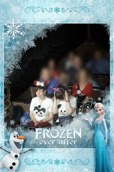 on-ride photopass for frozen ever after