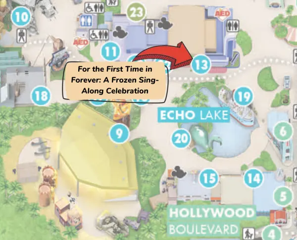 location of frozen sing-along at hollywood studios