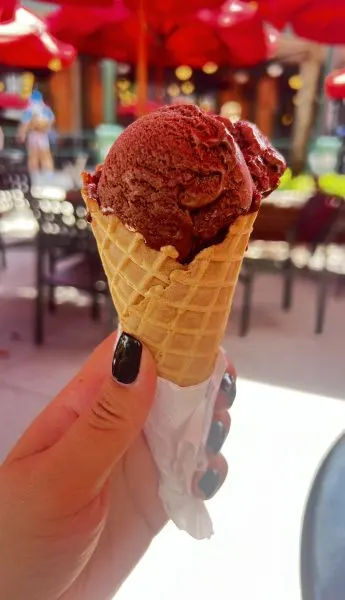 gelato from gelato cart in hollywood studios