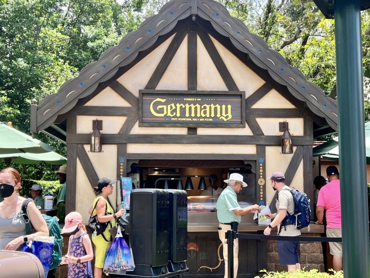 germany booth - epcot food and wine