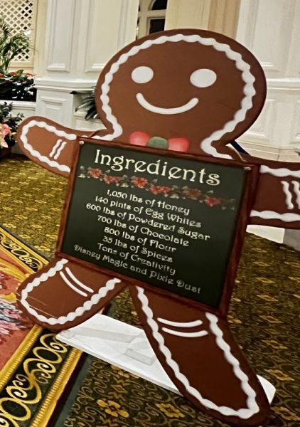 grand floridian gingerbread house ingredients