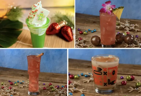 polynesian village resort christmas offerings and cocktails