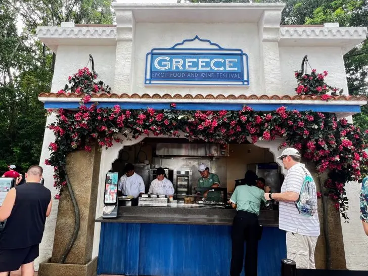 greece booth - epcot food and wine 2023