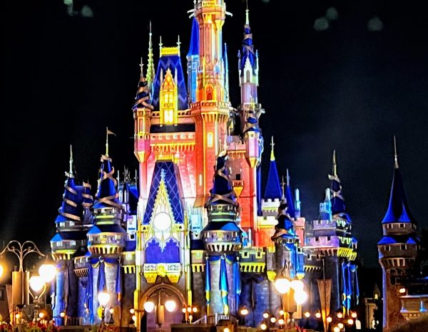 happily ever after projections on cinderella castle