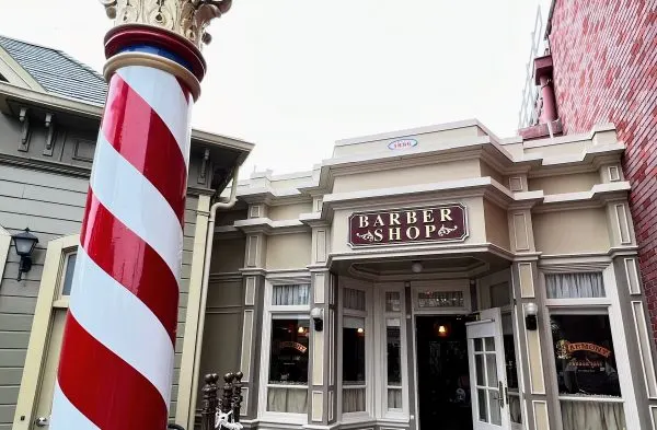 Exterior of Harmony Barber Shop