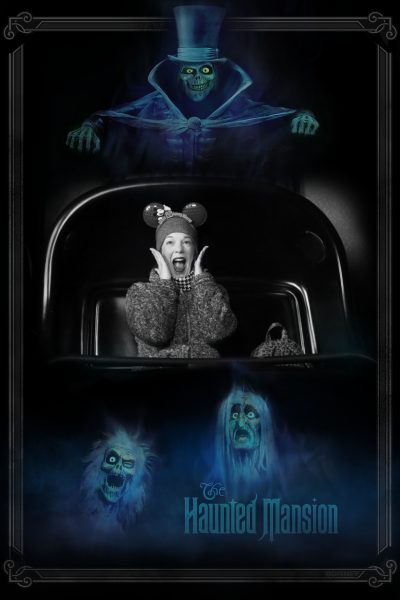 haunted mansion on-ride photopass