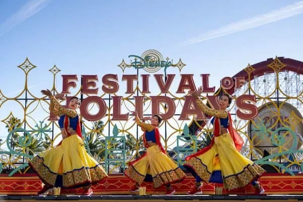 festival of holidays at disney california adventure
