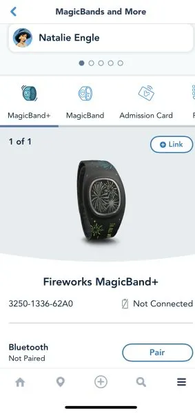 magicband plus settings