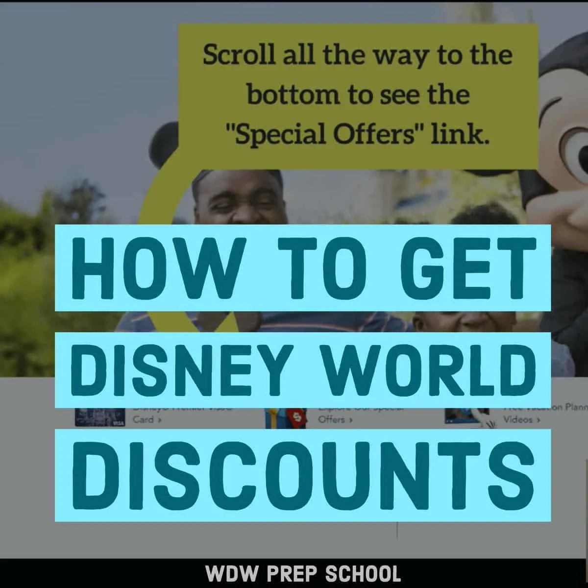 How to get Disney World discounts
