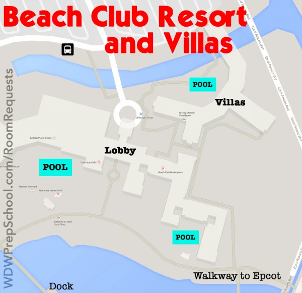 beach club resort map 