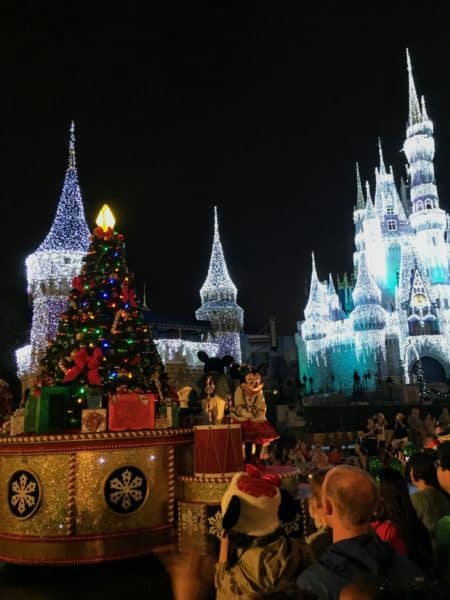 Disney World during Christmas