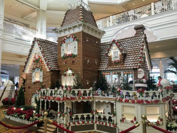 Grand Floridian Lobby Gingerbread House