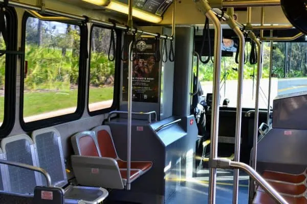 Disney bus interior seats