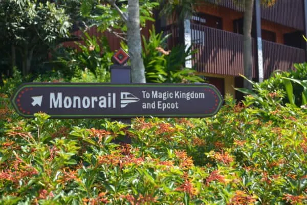 Poly monorail sign
