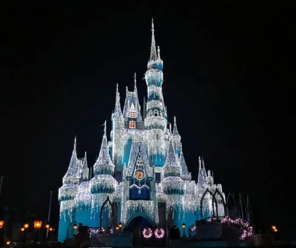 Dream lights on Cinderella Castle