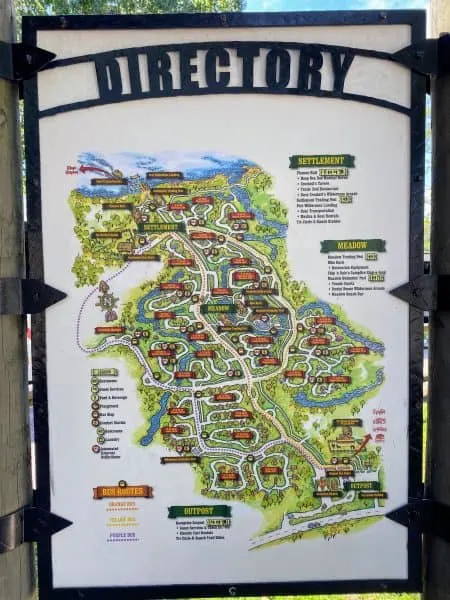 Fort Wilderness map