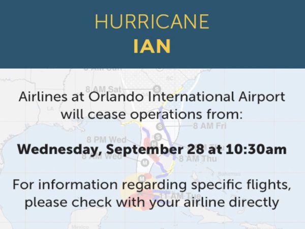 hurricane ian orlando international airport closure