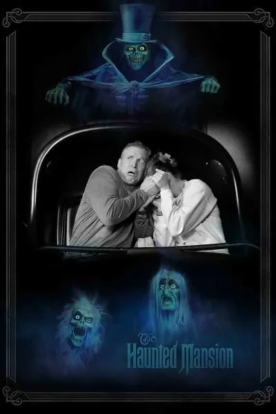 Haunted Mansion ride photo