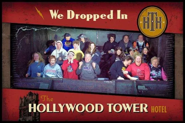 Tower of Terror ride photo