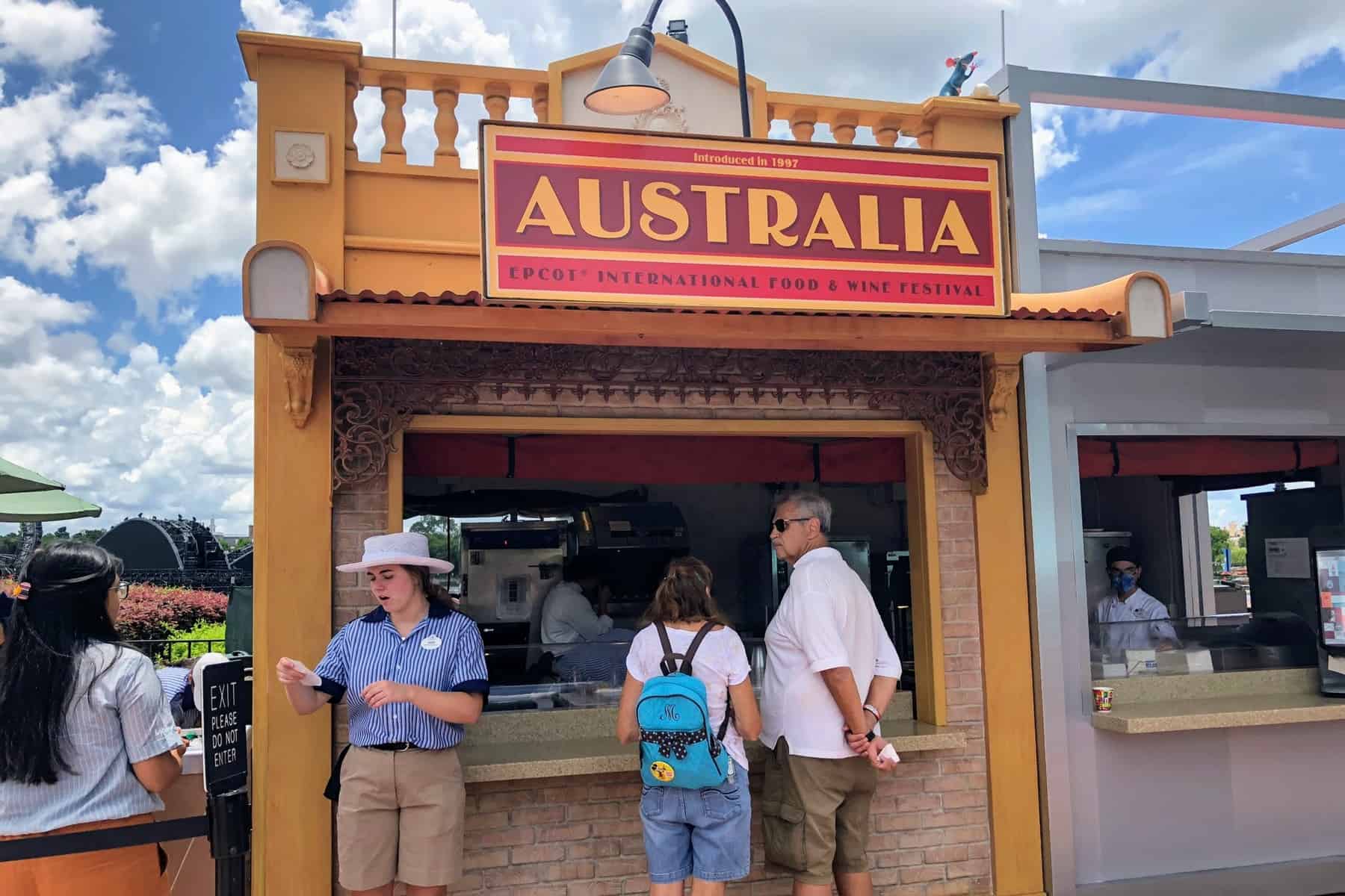 australia booth menu epcot international food and wine festival