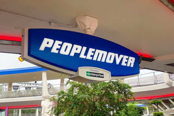 peoplemover sign in tomorrowland