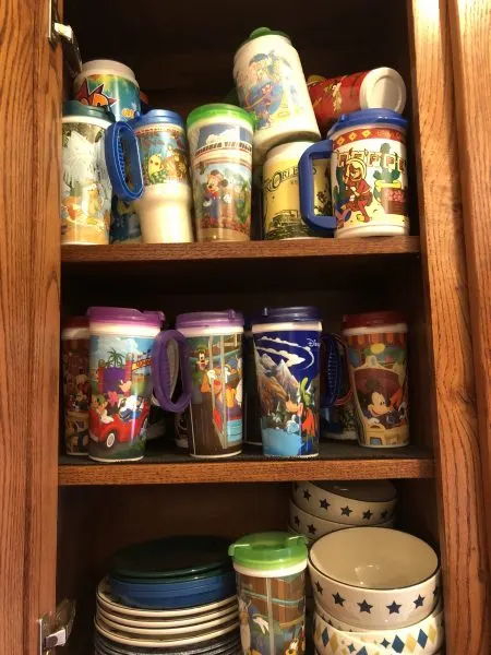 Cabinet of mugs