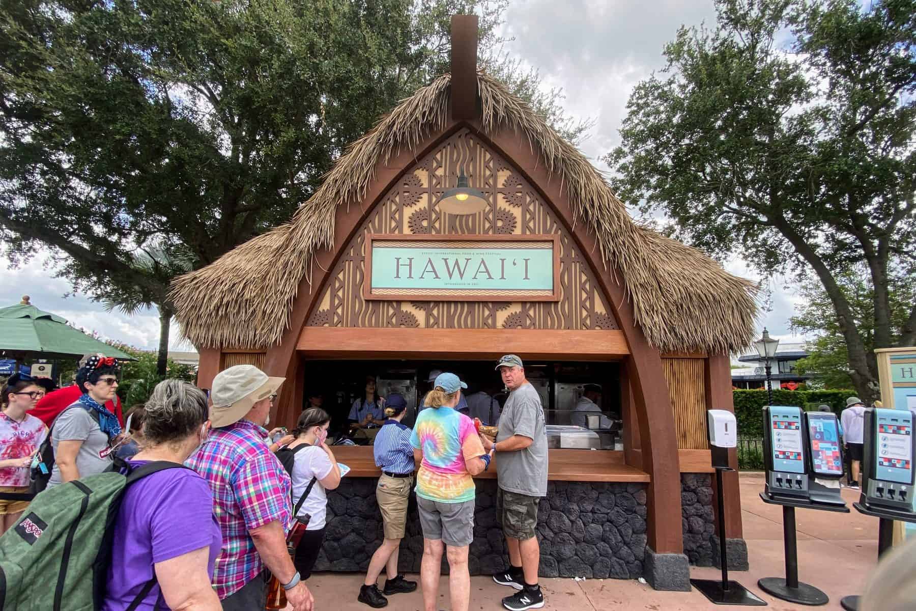 Hawaii Booth Menu & Review (Epcot Food & Wine Festival)