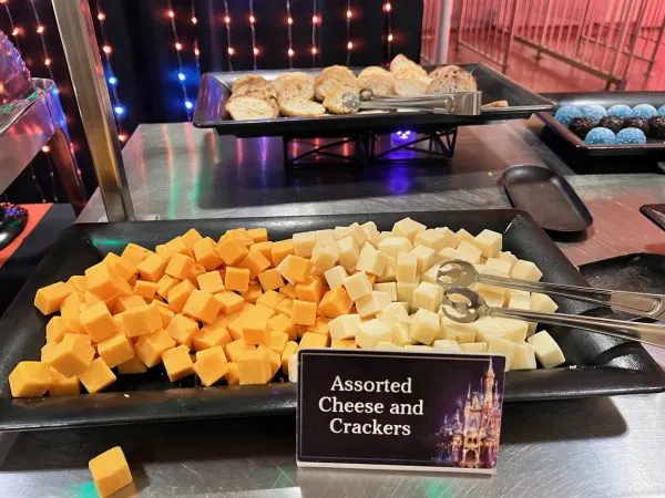 assorted cheese - disney's not so spooky spectacular dessert party
