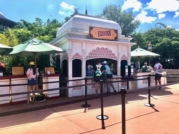 india booth - epcot food and wine 2022