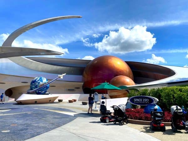 mission space and space 220 at epcot