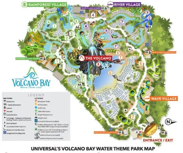 volcano bay map