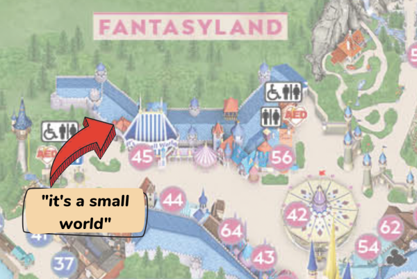 it's a small world map location
