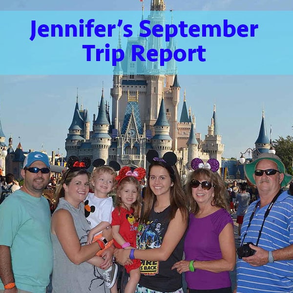 Jennifer's September trip report