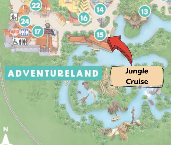 jungle cruise location at magic kingdom
