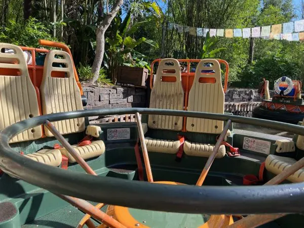 ride vehicles for kali river rapids